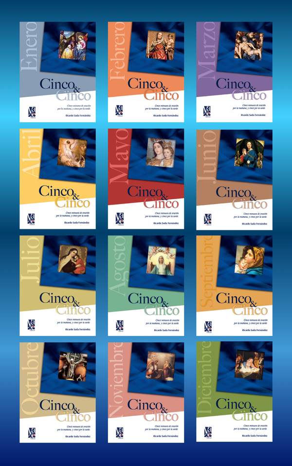 Cinco y Cinco - Set Completo: Enero-Diciembre ( Cinco Minutos de Oración Por la Mañana y Cinco Por la Tarde (Five and Five: Five Minutes of Prayer in the Morning and Five Minutes in the Evening: January-December)